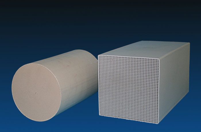 Ceramic honeycombs for ventilation systems